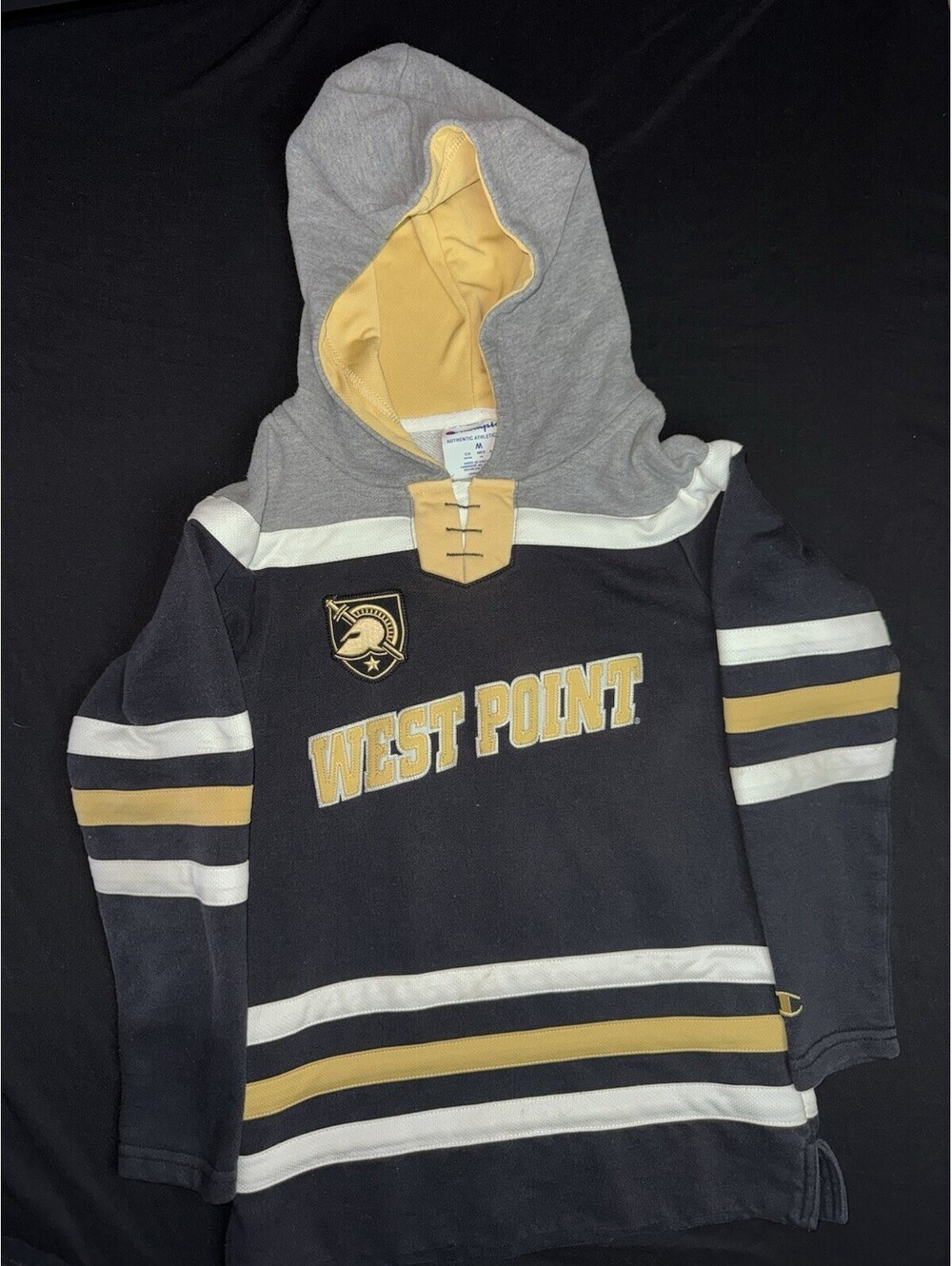 Champion West Point Youth M Hockey Hoodie Pullover Sweatshirt